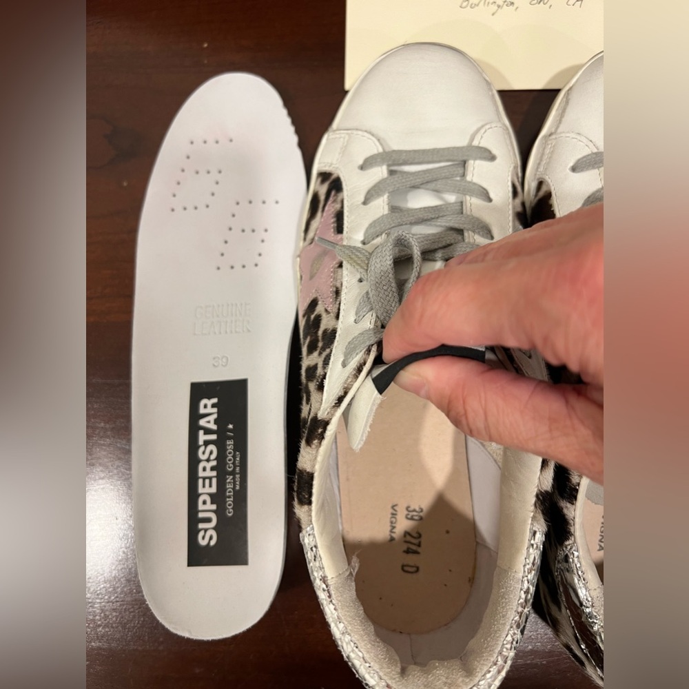 Golden Goose bnwt limited edition sneakers. Size 39. Purchased from intermix. - Picture 6 of 10